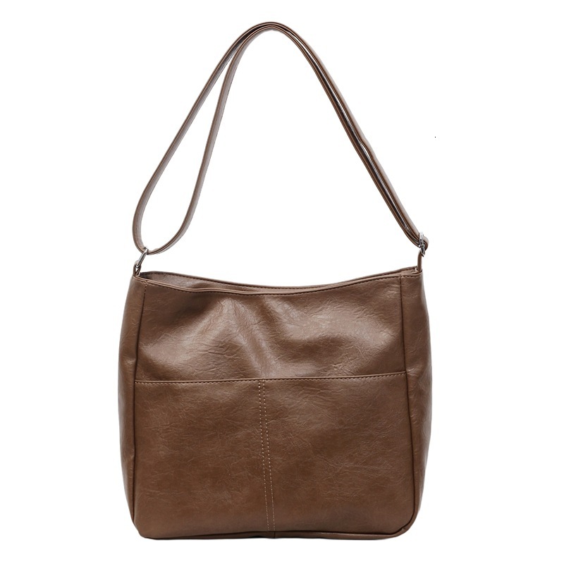 Fashion Autumn Winter Designer Bag Women Luxury Tote Bag Purse Large Capacity Suede Handbag Cute Plush Shoulder Bag Leather Brown Nags Sac Vintage Tra