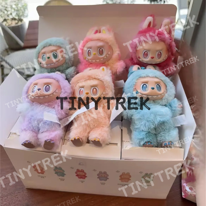 Labubu plush aroon action animation la bubu character doll hobby pendant decoration cute mysterious PVC Childrens Day laabubu v3