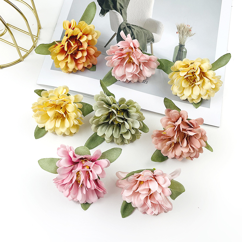 Diameter 6cm Artificial Forest Peony Heads Silk Fake Flowers Wholesale for DIY Wedding Table Centerpieces Bridal Shower Home Party Craft Garland Floral Decor