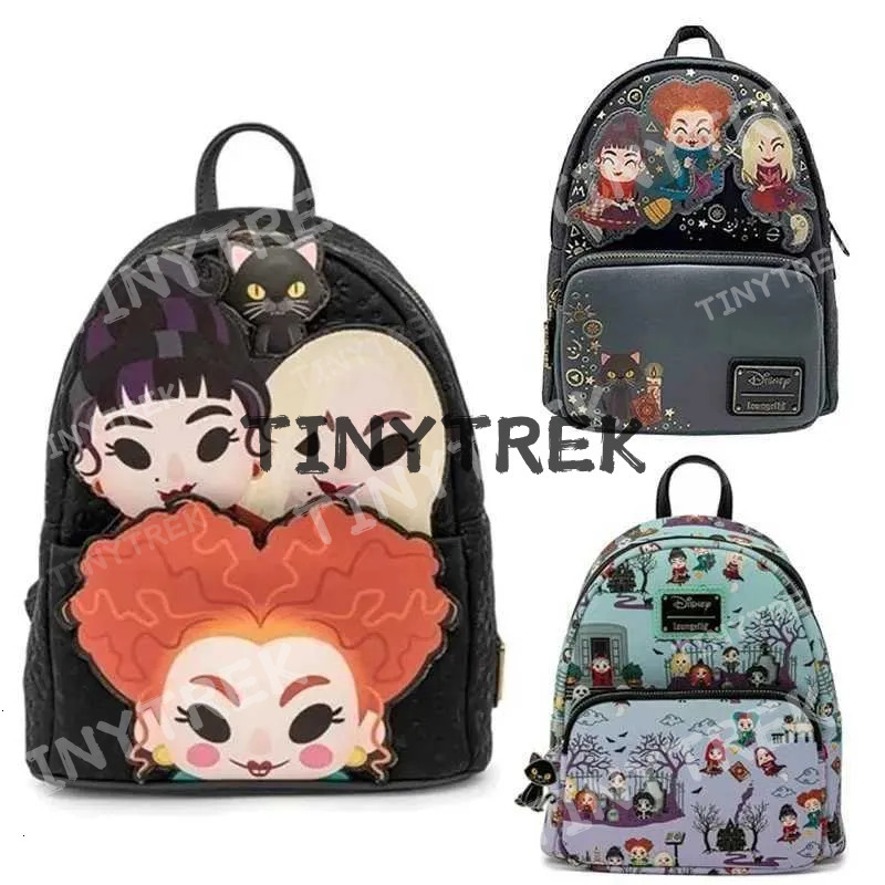 Kids Backpack Hocus Pocus Sanderson Sisters Womens Double Strap Shoulder Purse Class Bag for Girls W250705