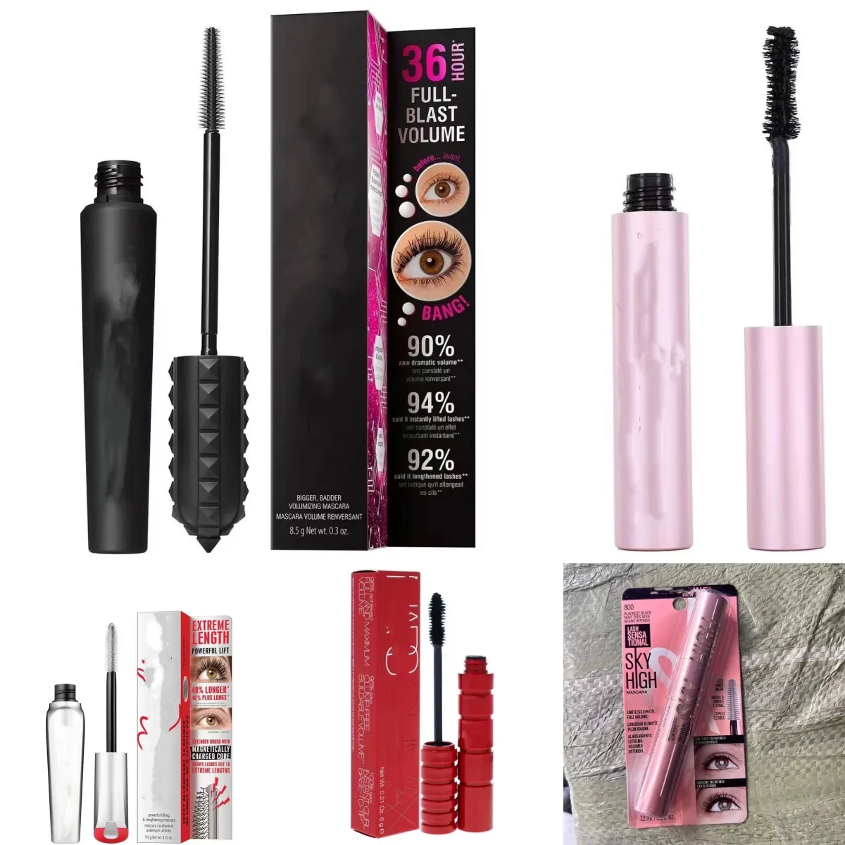 Marque sublime loungueur étanche mascara et lash mascara noir mascara fin à double fin