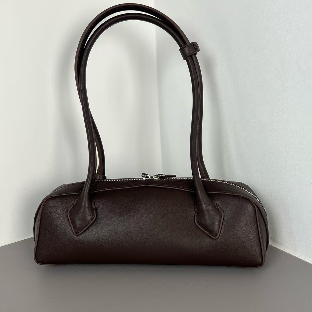 Vintage Fashion Boston Tote Shell Cowhide Crossbody Bowg Bag