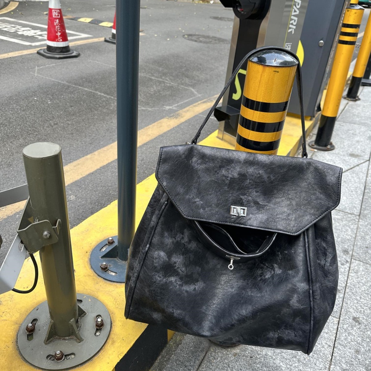 Same High-End Soft Leather Large Capacity Tote Street Fashion Big Bag, Backpack, Underarm Bag