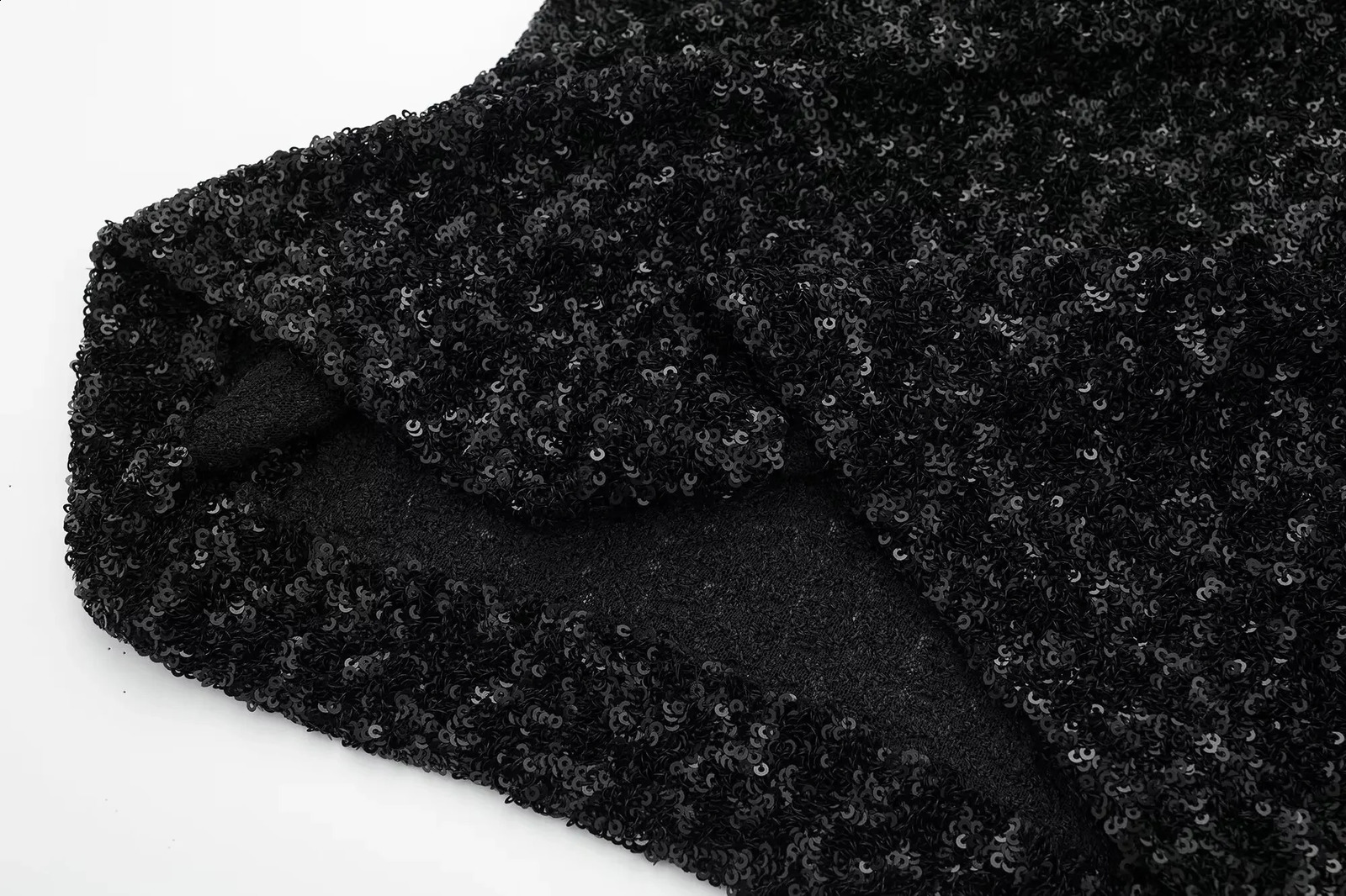 Womens sequin party dress shoulder pad shawl mini dress sleeveless nightclub party womens elegant and chic dress 241231