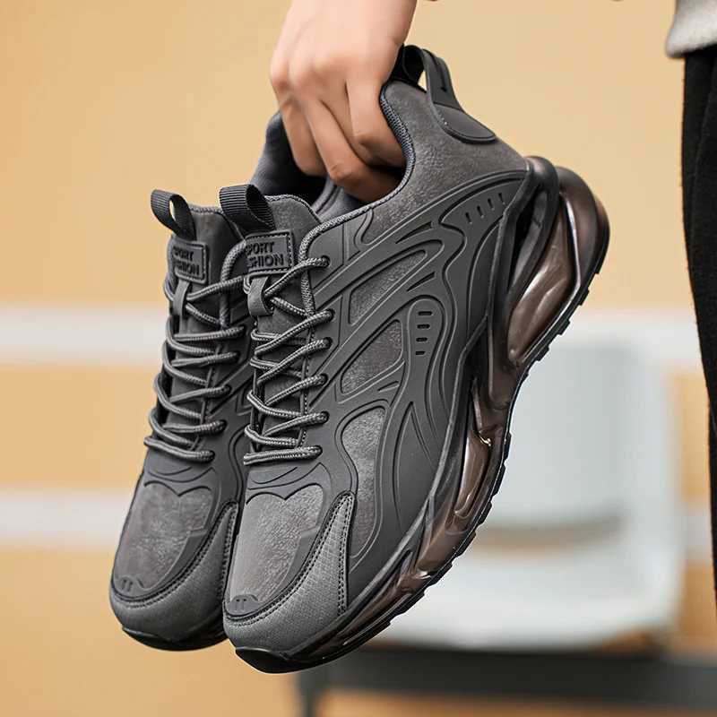 Men Shoes 2025 Casual Walk Air Cushion Marathon Breathable Lightweight Womens Comfortable Athletic Nonskid SneakersC250304