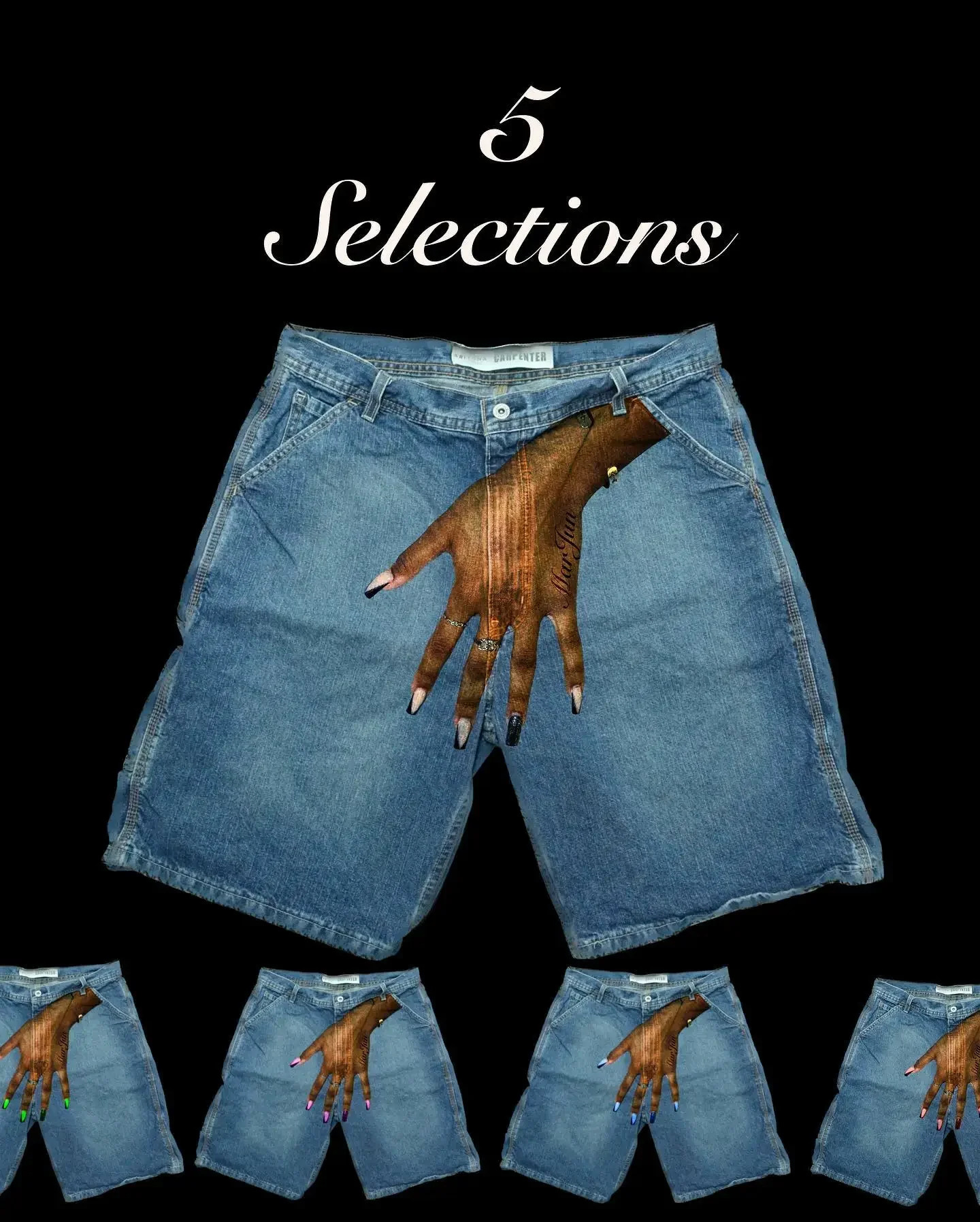 Classics MAR-JUN Jorts Y2K Retro Blue Baggy Denim Gym Shorts Harajuku Hip Hop Graphic Print Gothic Shorts Sweatpants Men Women 241231