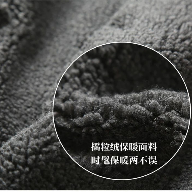 Winter 7XL Polar Fleece Coat Windproof Stand Collar Thickened Plush Jacket Korean Medium Length Single Breasted Warm Parkas 241225