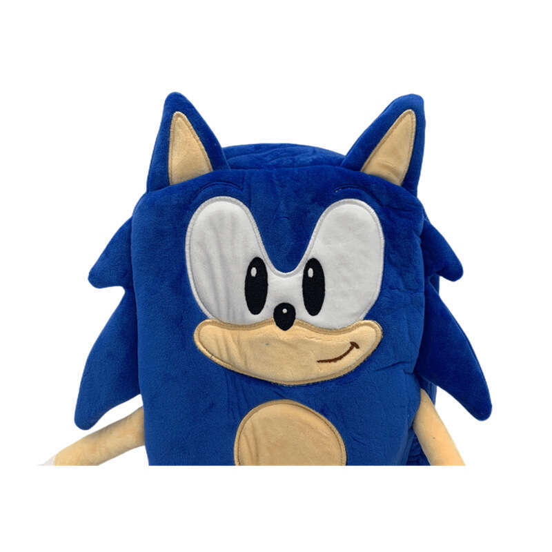 New Super Mouse Toy 6 Hedgehog Sonic Cartoon Plush Doll Backpack