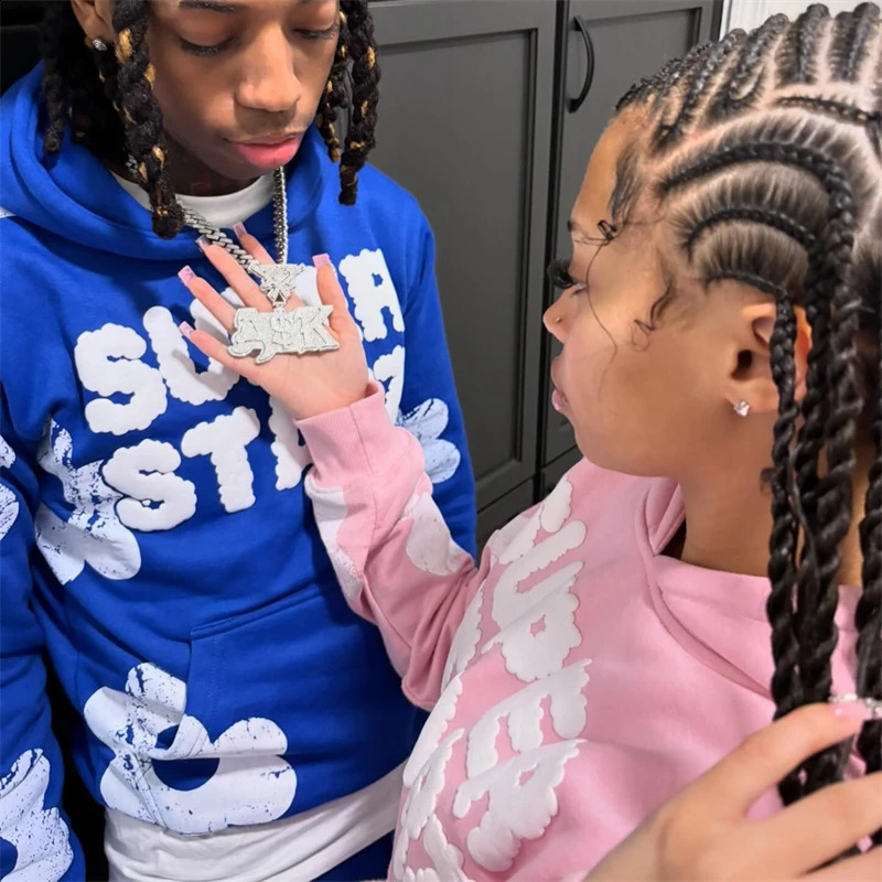 Y2k Aesthetics Winter Mens Sportswear Gothic Hip Hop Flower Pattern Retro Ultra Thin Hoodie Punk Grunge Long Sleeve Couple Jacket 241231