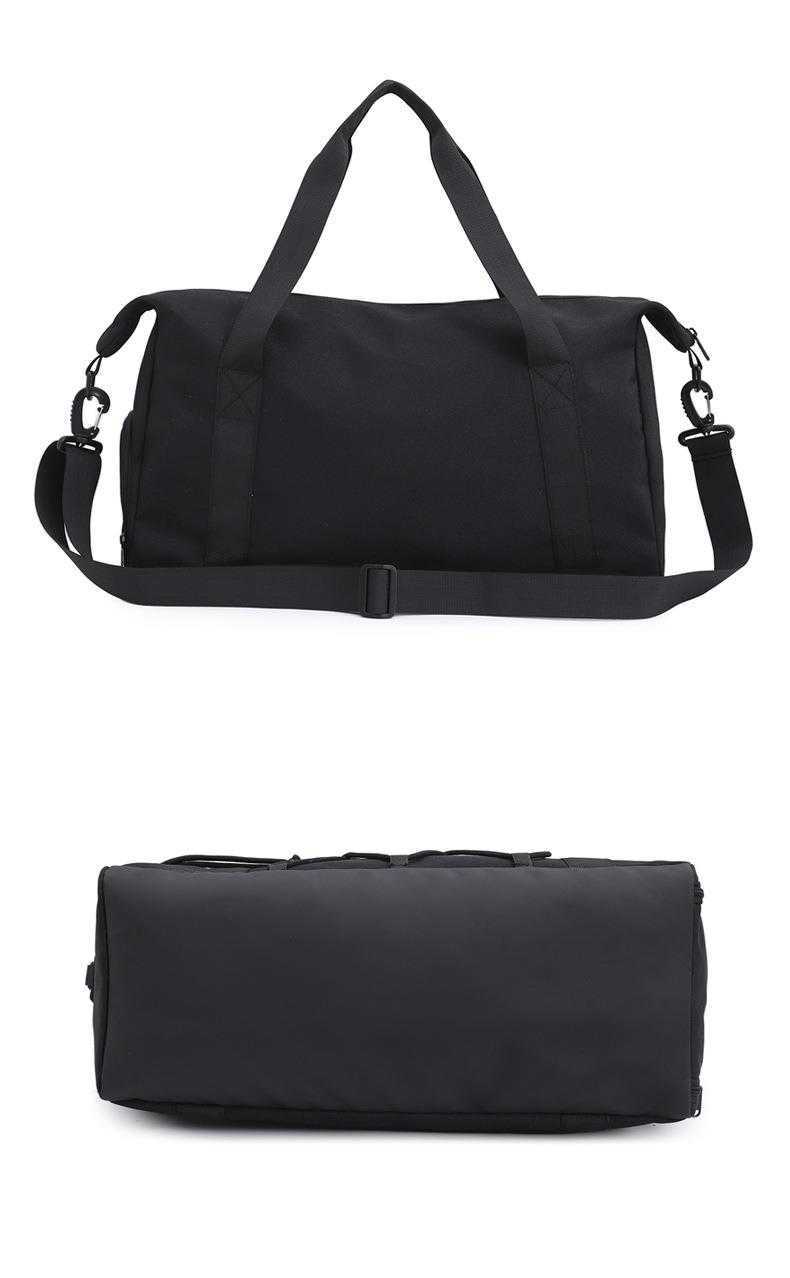 Fitness Bag Independent Shoe Compartment Large Capacity Travel Bags Exercise Training Bag Lightweight Luggage Hand-held Short Distance Travel Bag 2409