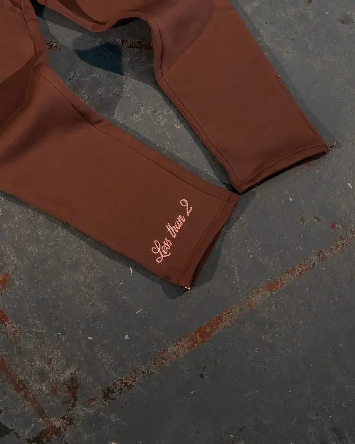 Y2K streetwear sportswear two-piece set mens hip-hop embroidery super large hoodie fashion casual sports pants 241231