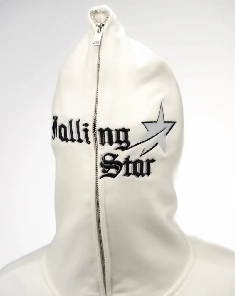 Y2K Zipper Hoodie Hip Hop Harajuku Trend Retro Street Wear Mens and Womens Wear Model Sports Hoodie Loose Casual Sports Hoodie Top 241231