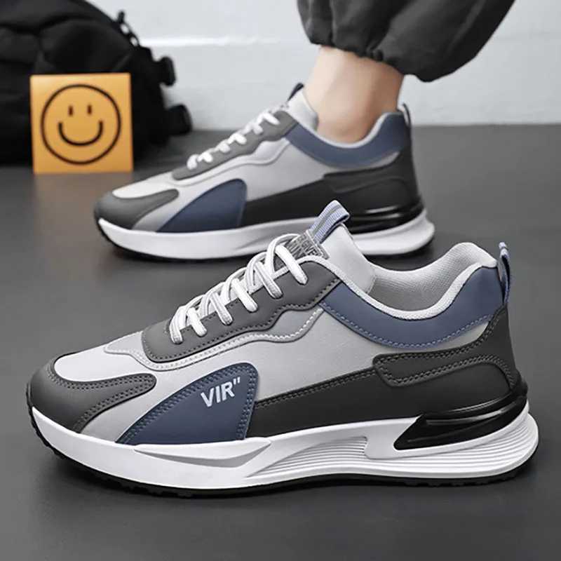 Flat Bottomed Casual Sports Shoes Mens Casual Shoes Wear-resistant Skateboard Board Shoes Walking Leisure Running SneakersC250304