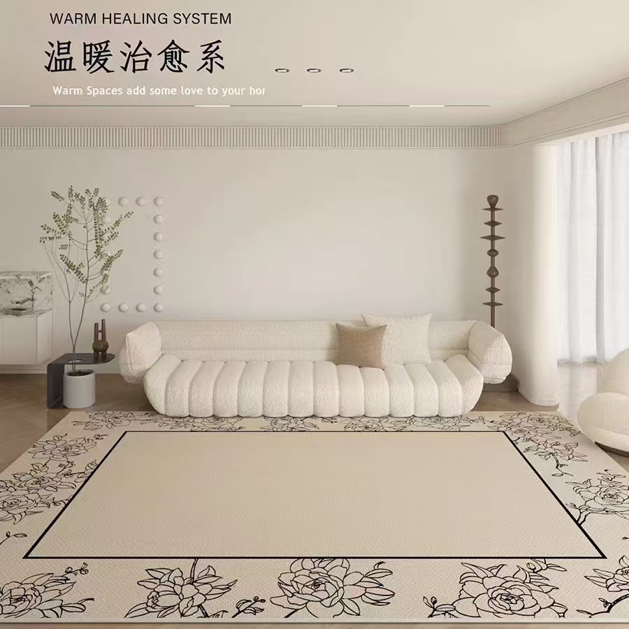 4685-54.88-BB-Large Size Sofa Coffee Table Mat Girls Bedroom Bed Blanket Cloakroom Decoration