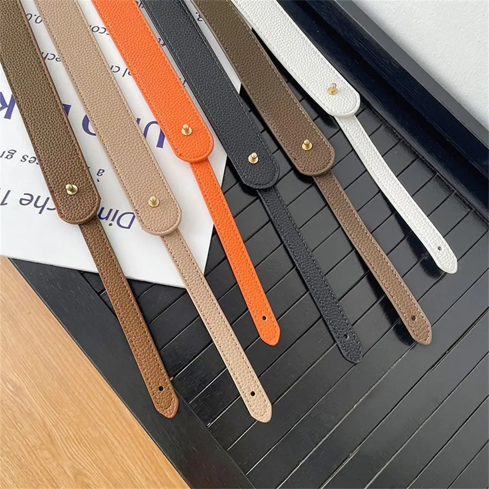 PU Leather Solid Color Bag Strap Women Handbag Belt Wide Shoulder Replacement Adjustable Accessories 241226