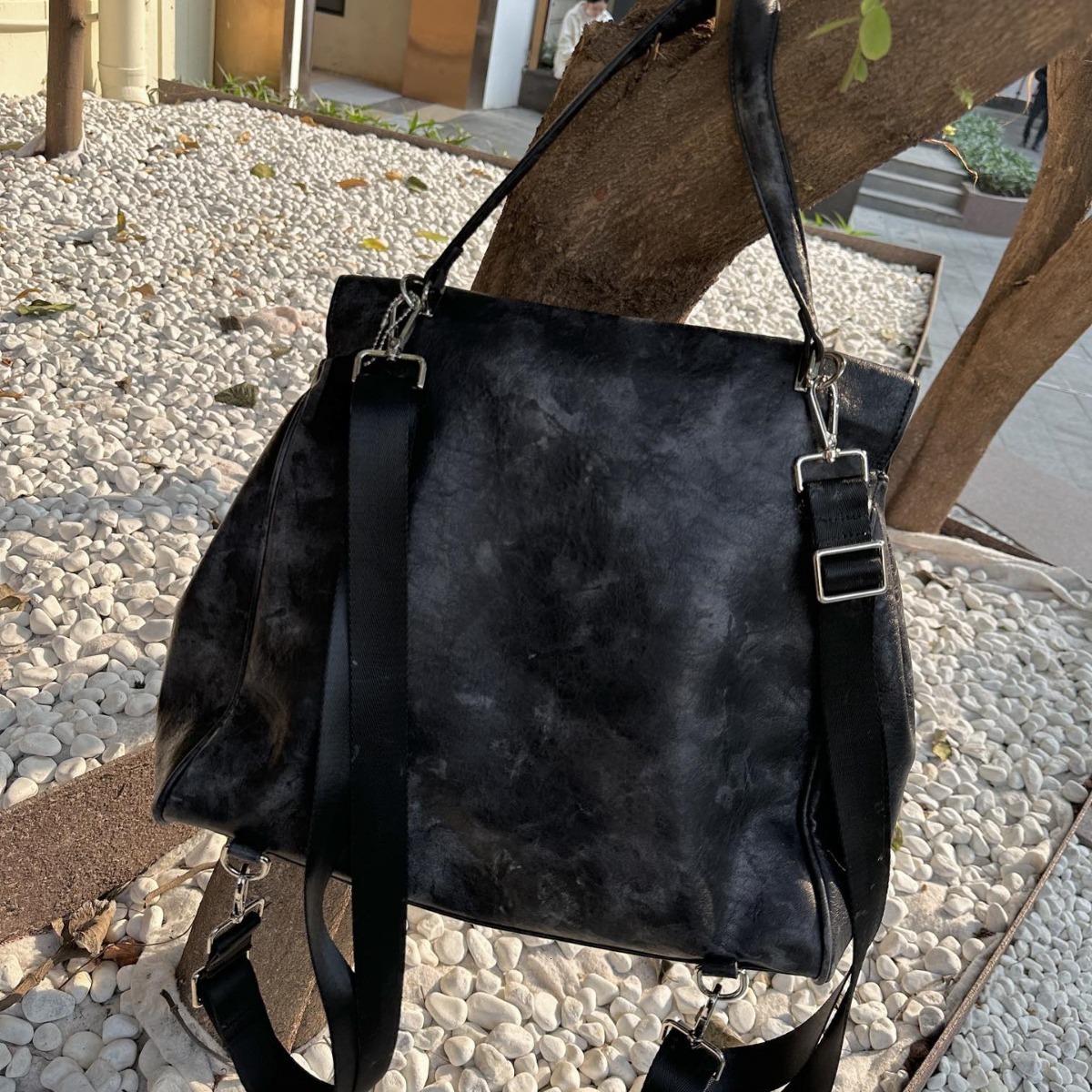 Same High-End Soft Leather Large Capacity Tote Street Fashion Big Bag, Backpack, Underarm Bag