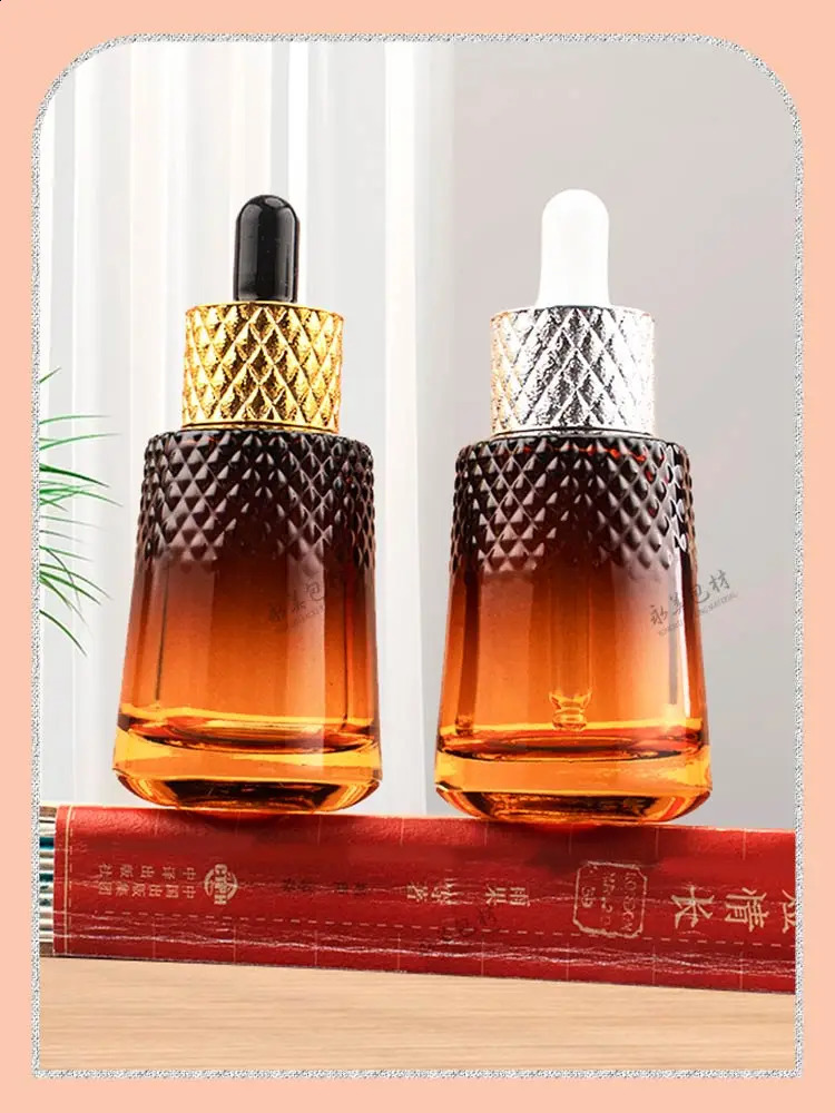 5/10/25pcs 30ml Glass Dropper Bottle Aroma Liquid Bottle Perfume Essential Oil Bottle Attar Oil Bottle Refillable 241231