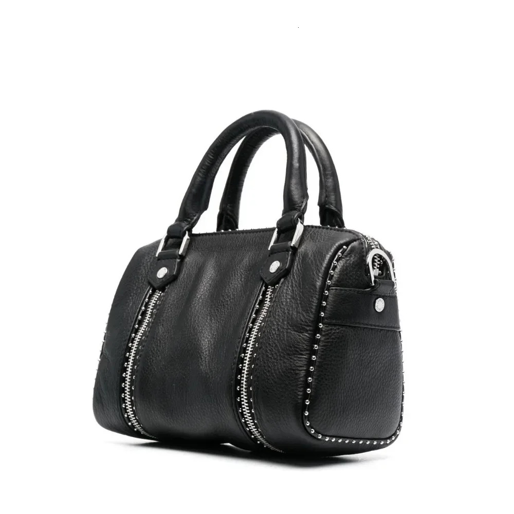 Genuine Leather Women Niche Brand Design Vintage High Quality Fashion Handbag Light Casual Boston Mini Wrist Bag