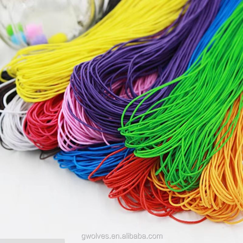 High Strength 3mm 4mm 5mm black elastic bungee cord rope bungee shock cord