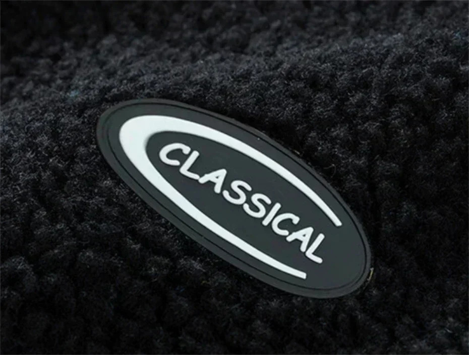 Hip Hop Winter Fleece Fluffy Jacket Streetwear Harajuku Fuzzy Zipper Coat Men Autumn Solid Color Lightweight Jackets Black 241225