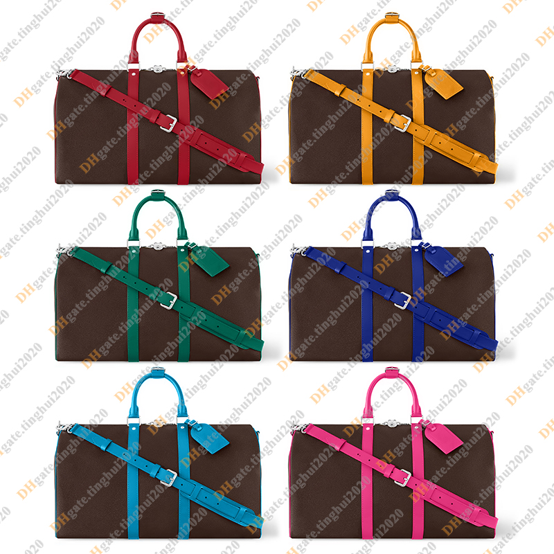 Unisex Fashion Casual Designe Luxury Luggage Travel Bag Duffel Bag Totes Handbag CrossBody Shoulder Bag TOP Mirror Quality M12630 M12633 M12629 M12634 Pouch Purse