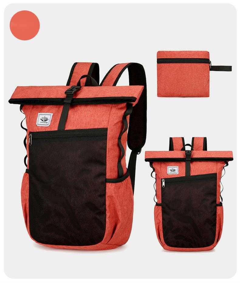New Outdoor Folding Bag Travel Bags Lightweight Carrying Storage Bag Travel Bag Waterproof Mountaineering Bag Outdoor Backpack 240920