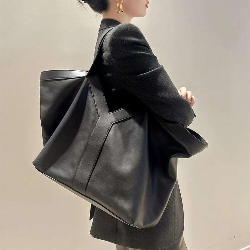 Tote Bags Women - Extra Large Leather Tote, Retro Style Shoulder Bag in Premium Genuine Leather, Versatile Underarm Bag, Ideal hot for Daily Use