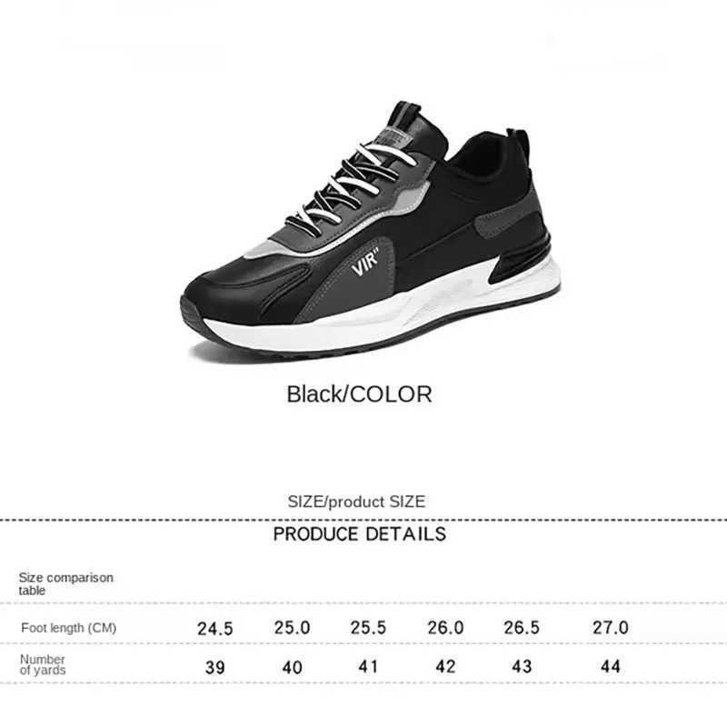 Flat Bottomed Casual Sports Shoes Mens Casual Shoes Wear-resistant Skateboard Board Shoes Walking Leisure Running SneakersC250304