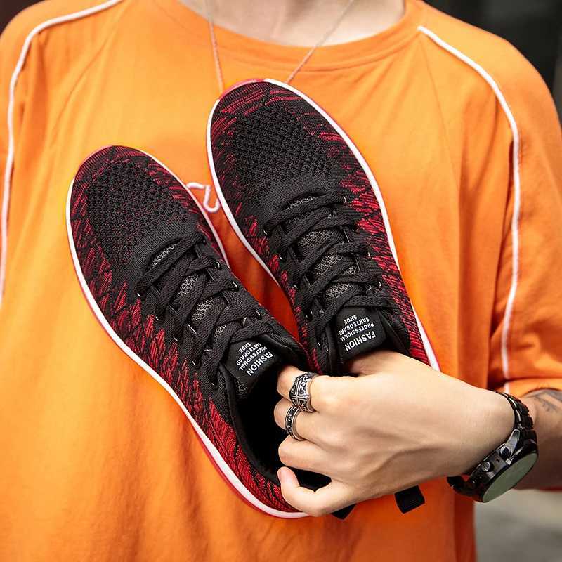 MAEDEF Mens Shoes Summer Breathable Classic Fashion Running Sneakers for Man Outdoor Light Comfortable Mesh Shoes Walking ShoeC250304