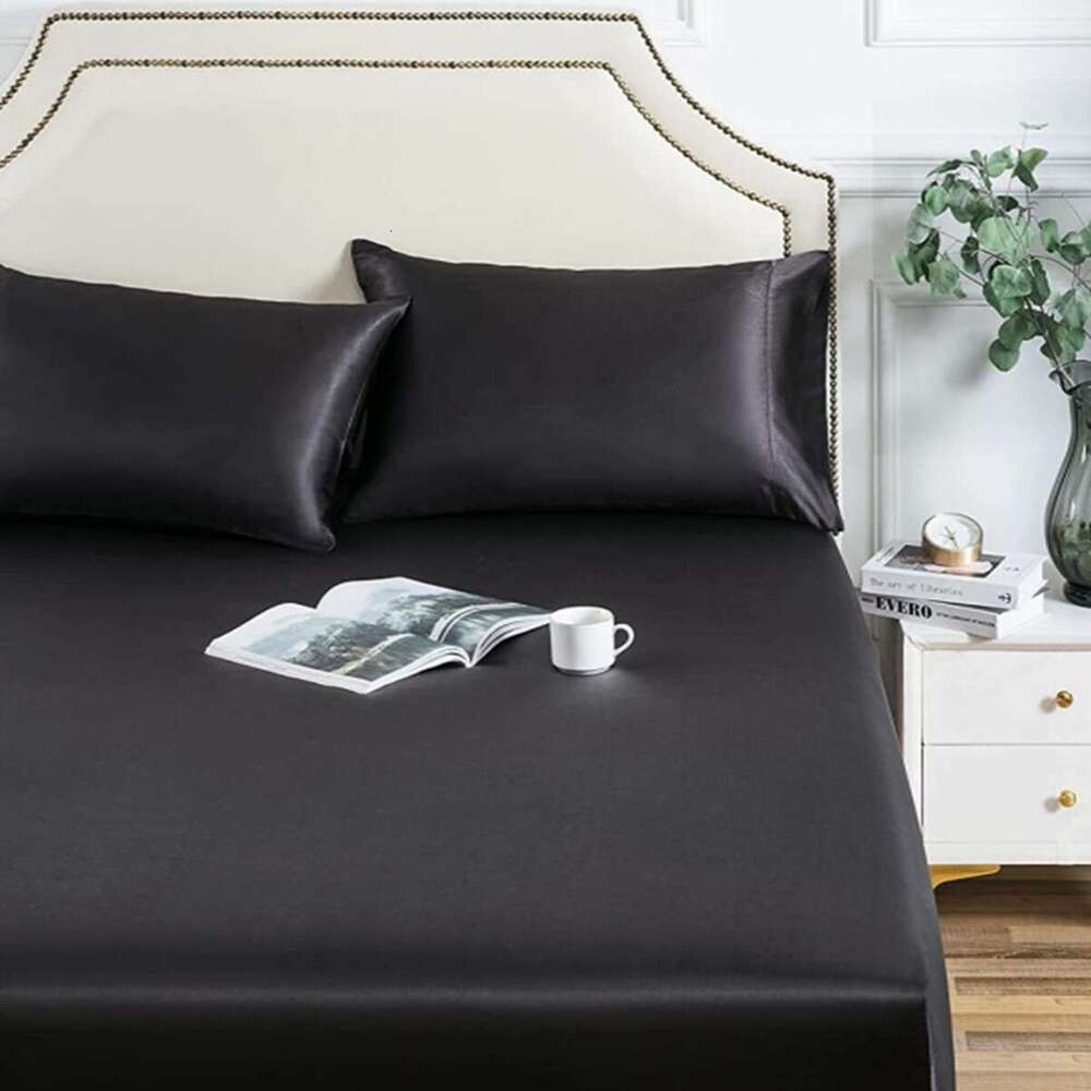 Fitted Sheet Pillowcase Bed Sheets Seding Single Sheet, Imitation Silk, Best-Selling Bedding In The United States, Bed Cover, Mattress Protective Cove