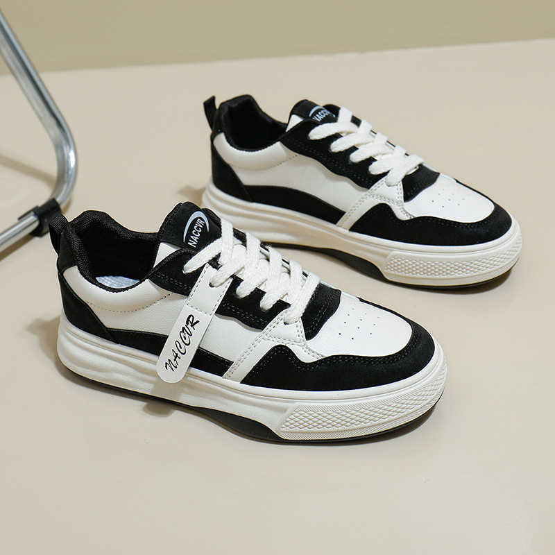 Womens Shoes Spring New Student Korean Trendy Versatile Thick soled White Shoes Spring and Autumn Casual Shoes