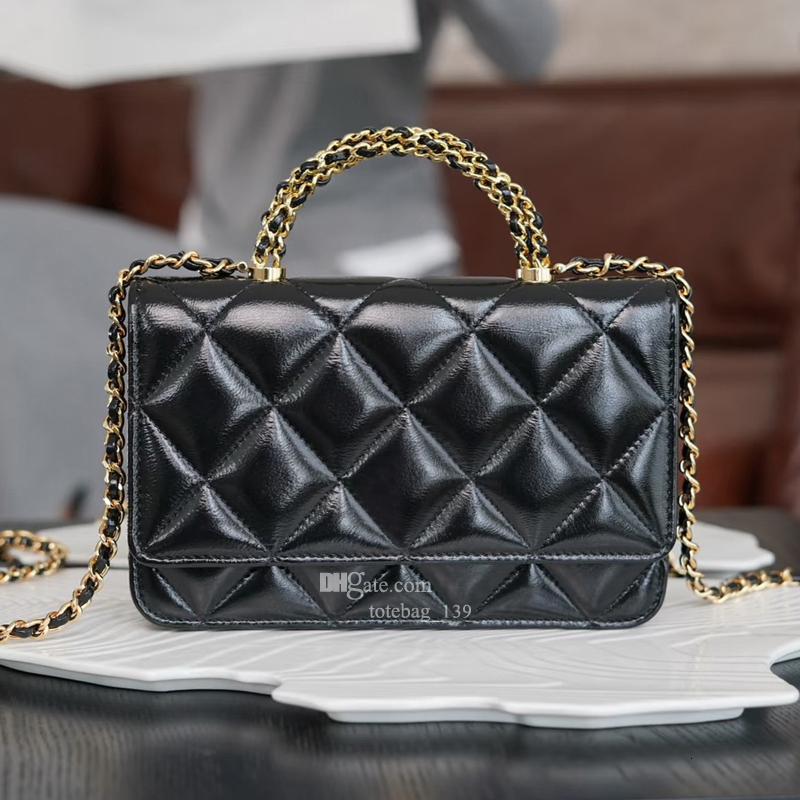 designer bag shoulder bag women Crossbody Bags wallet Caviar sheepskin Top handle chain Shoulder Purse clutch mini bag