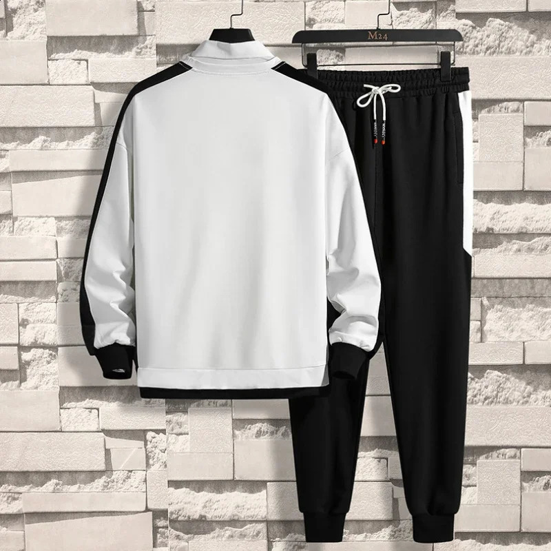 Spring and summer mens set fashion printed sportswear and sports pants two-piece set mens casual sportswear set hip-hop style sportswear 241231