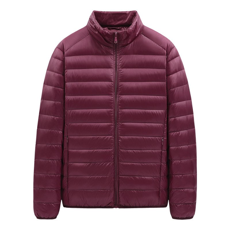 2025 Winter New Lightweight Down Jacket Men's Stand Collar 90% Duck Down Sports Lightweight Warm Jacket Couple's Style