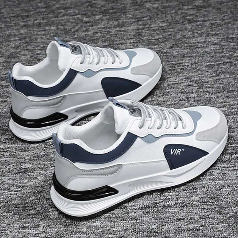 Flat Bottomed Casual Sports Shoes Mens Casual Shoes Wear-resistant Skateboard Board Shoes Walking Leisure Running SneakersC250304