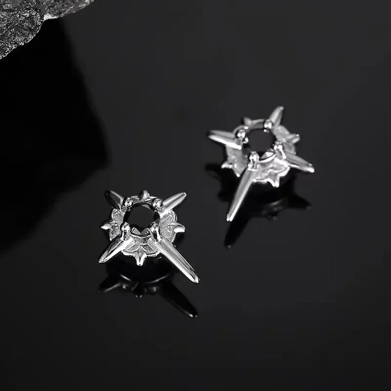 Fashion North Star Magnet Ear Clip for Men Without Holes Earring Simple Jewelry Daily Decoration 241225