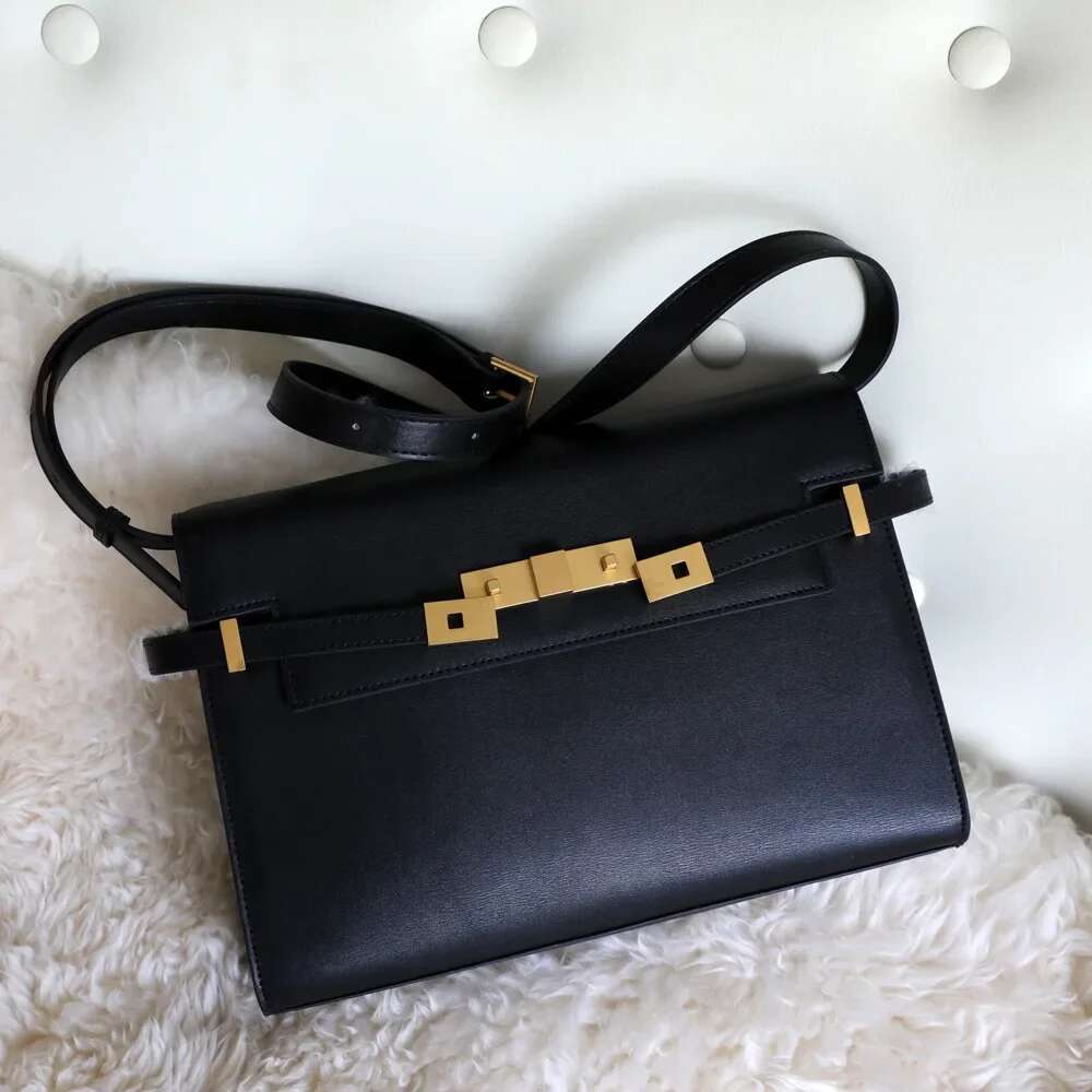 Genuine Leather Crocodile Handbags 2024: Classy Black Shoulder Bags For Women