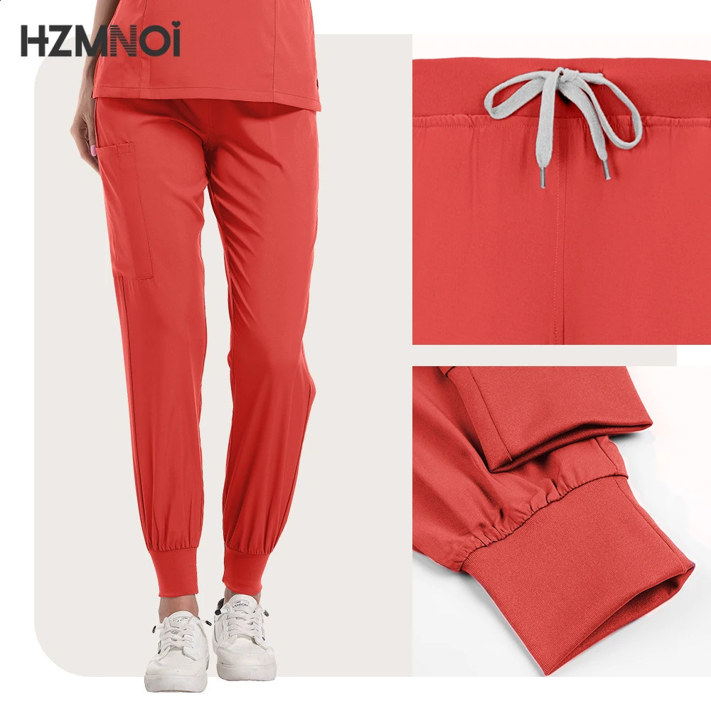 Scrubs Uniform Suit Short Sleeve V-neck Pants Set Nursing Uniform Women Multicolor Pet Doctor Scrub Workwear 241230