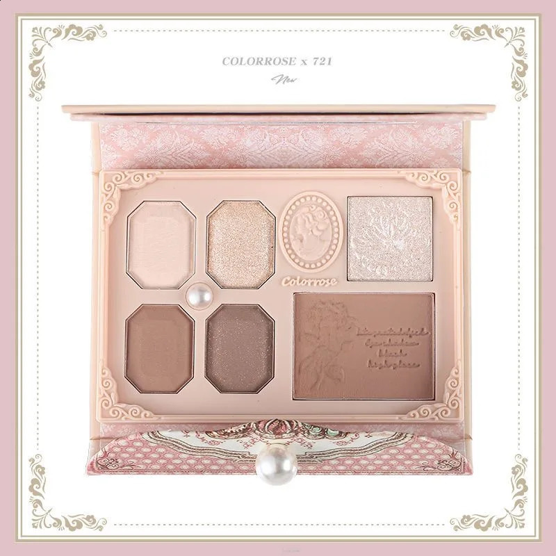Colorrose Blush Highlight Makeup Palette Eye Shadow Plate Ground Color Liquid 241231