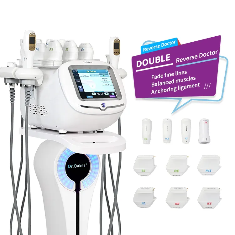 Upgraded Micro Focused Dual Reverse Radio Frequency Face Lift Skin Tightening Compacted Fat Body Weight Loss RF Machine