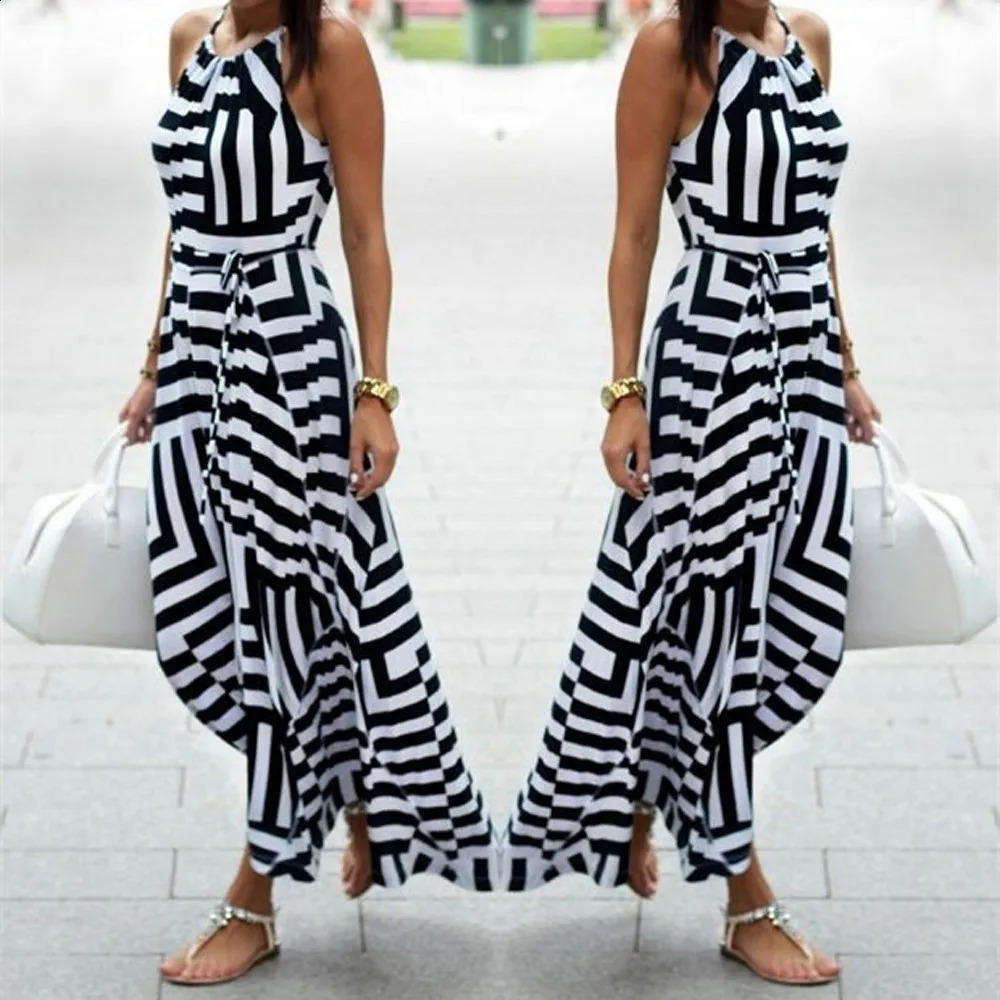 Summer Dress Womens Sexy Summer Bohemian Long Night Party Beach Dress Sundress Fashion Comfortable Dress Traf Women 241231