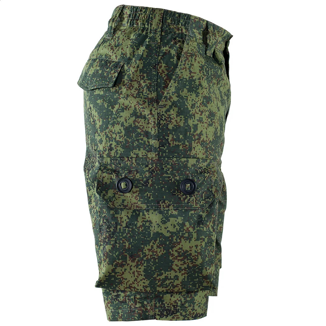 MEGE camouflage casual shorts mens tactical camouflage cargo shorts military gym running sprint set 241231