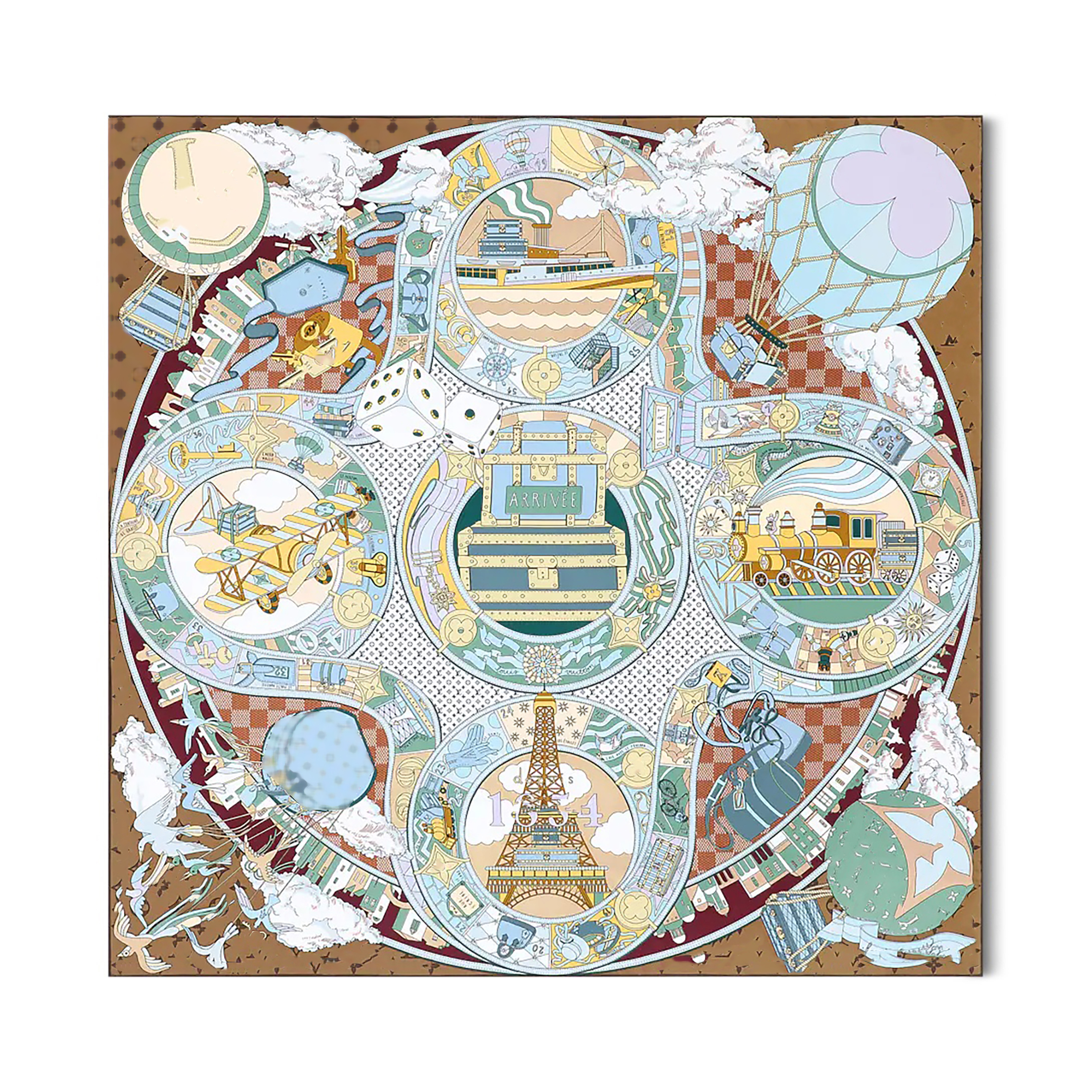 Print Silk Letters Designer Scarf Headband for Women Fashion Long Handle Bag Scarves Shoulder Tote Lage Ribbon Head