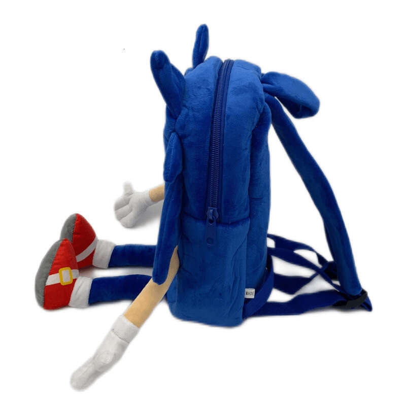 New Super Mouse Toy 6 Hedgehog Sonic Cartoon Plush Doll Backpack