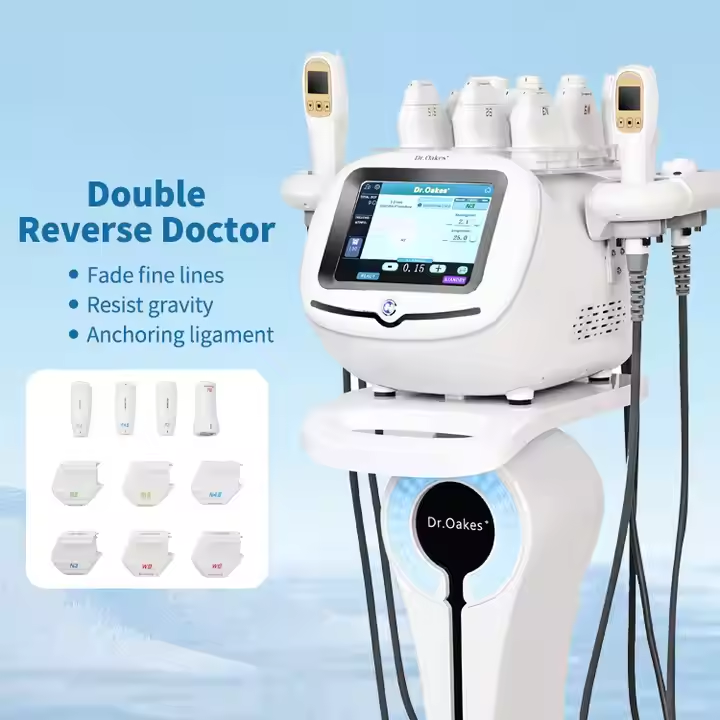 Upgraded Micro Focused Dual Reverse Radio Frequency Face Lift Skin Tightening Compacted Fat Body Weight Loss RF Machine