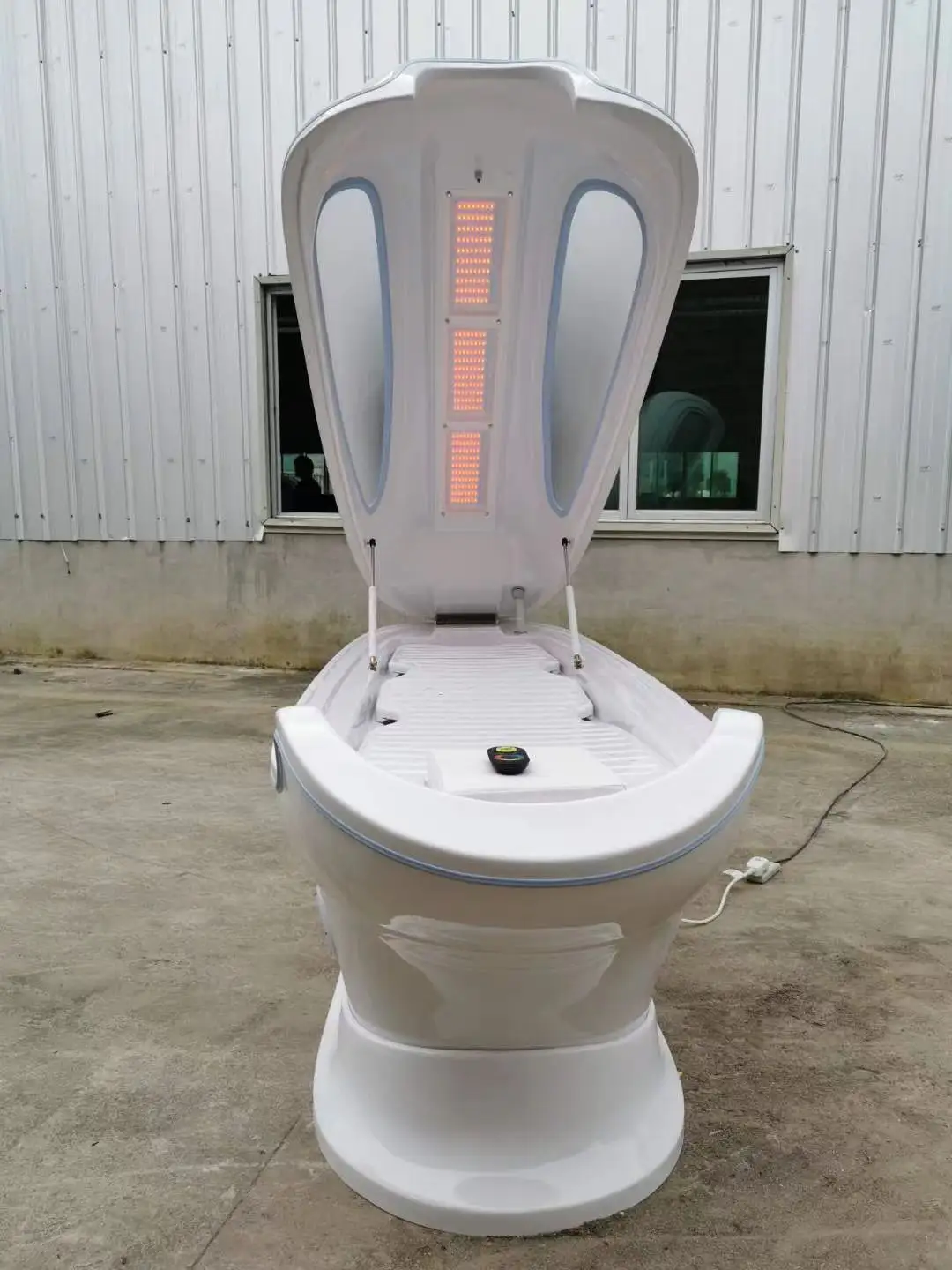 Ozone therapy infrared spa moisture capsule weight loss slimming whitening detox hydrotherapy massage infrared steam pod ozone wet steam sauna pod med