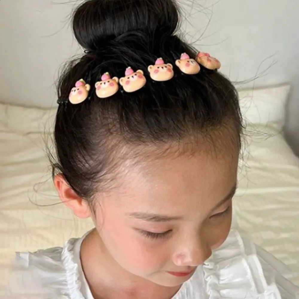 Children Full Circle Stretch Comb Teeth Spring Headband Girls Invisible Hair Circles Hairband Fixed Combs 241230