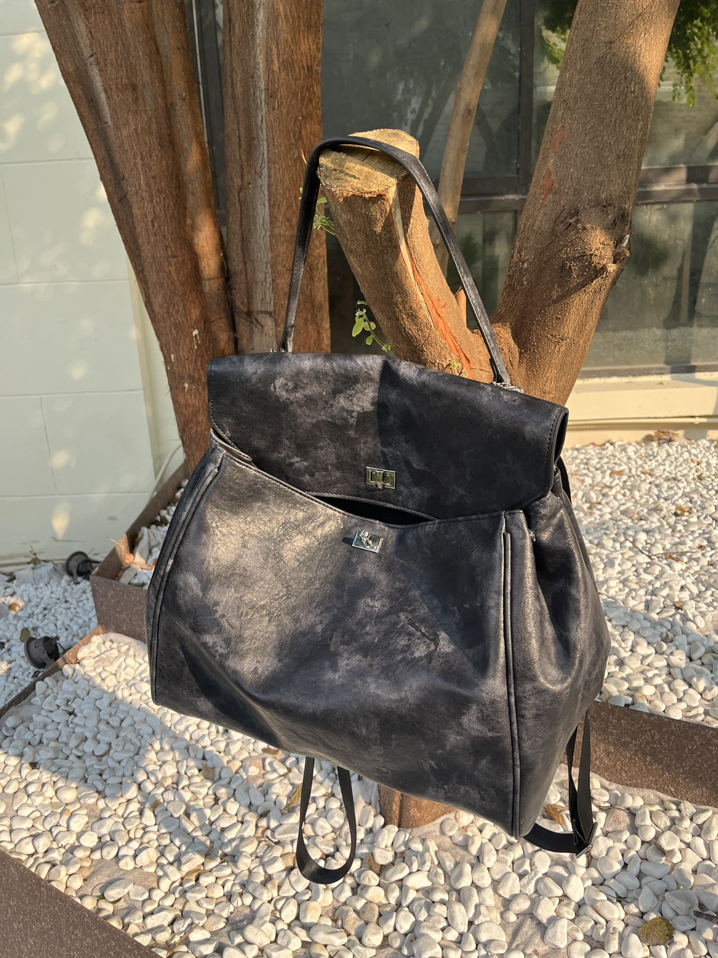 Same High-End Soft Leather Large Capacity Tote Street Fashion Big Bag, Backpack, Underarm Bag