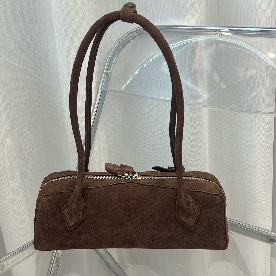 Vintage Fashion Boston Tote Shell Cowhide Crossbody Bowg Bag