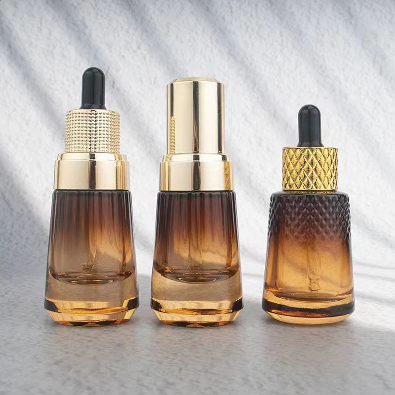 5/10/25pcs 30ml Glass Dropper Bottle Aroma Liquid Bottle Perfume Essential Oil Bottle Attar Oil Bottle Refillable 241231